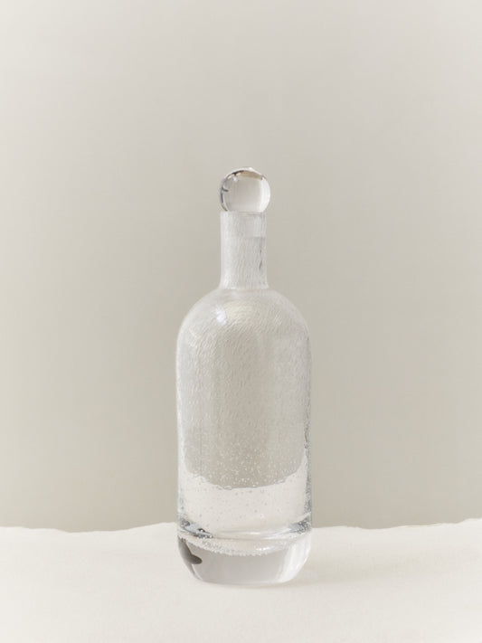 BUBBLE GLASS CARAFE TALL