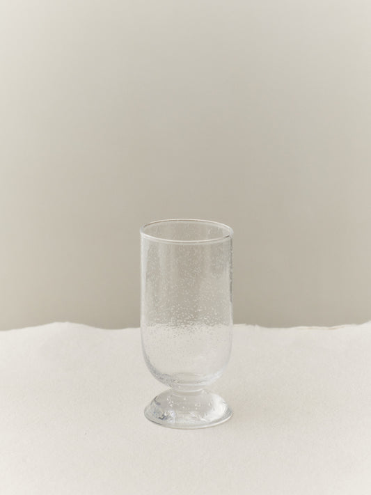 BUBBLE WATER GLASS TALL