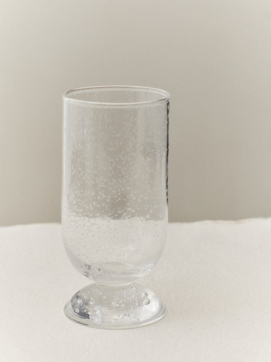 BUBBLE WATER GLASS TALL