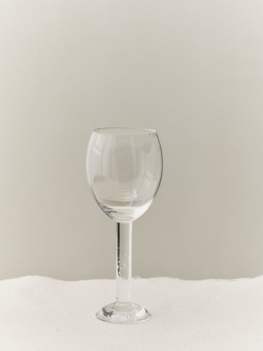 BUBBLE GLASS WINE, PLAIN TOP