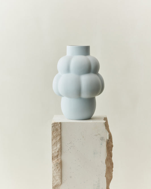 BALLOON VASE 04 GRANDE CERAMIC SKY BLUE