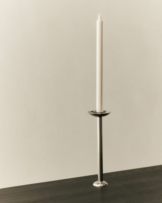 METAL CHAMPAGNE CANDLE HOLDER, TALL